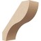 Ekena Millwork 5-inch W x 14-inch D x 14-inch H Geneva Rough Cedar Woodgrain TimberThane Knee Brace, Primed BRCUR05X14X14GNVRCPR - alternate 1